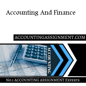 Accounting And Finance